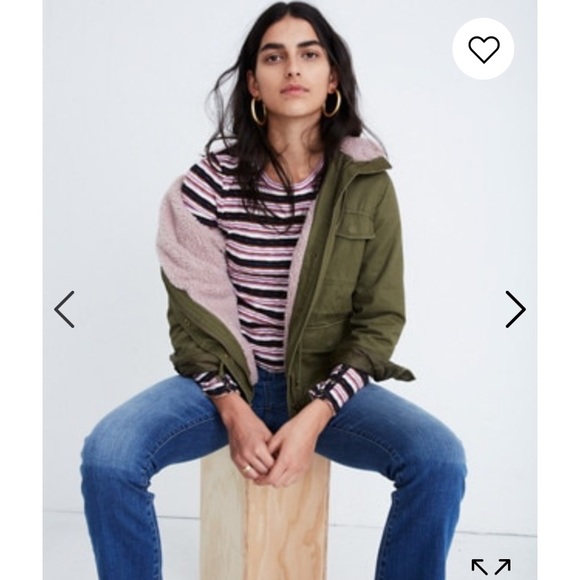 Madewell Jackets & Blazers - Madewell Sherpa lined surplus jacket
